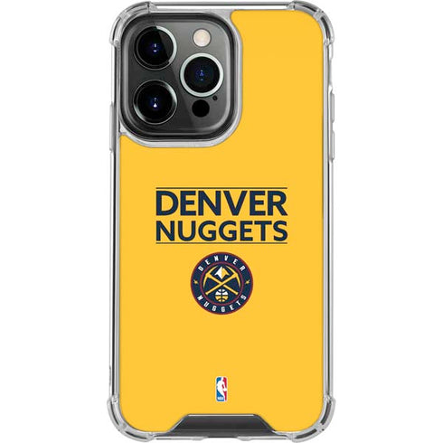 NBA Denver Nuggets Standard - Blue iPhone 16 Pro Clear Case